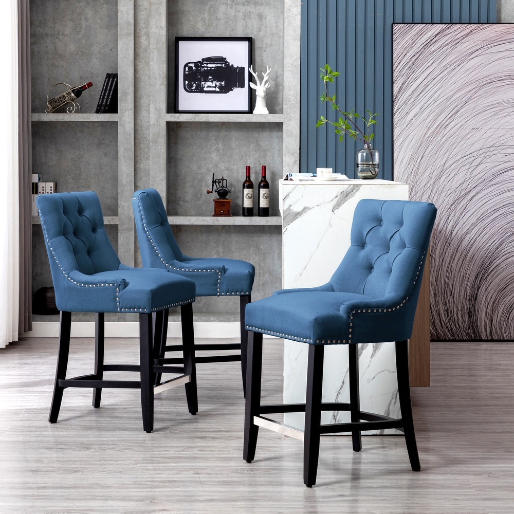 Tan Set of 3 Counter and Bar Stools Bed Bath & Beyond